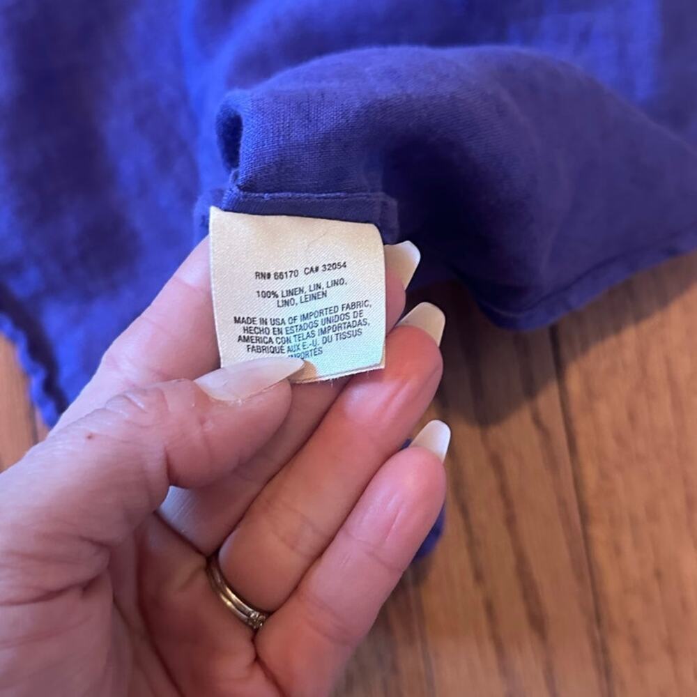 Maeve purple Linen Racerback Tank - Picture 9 of 10